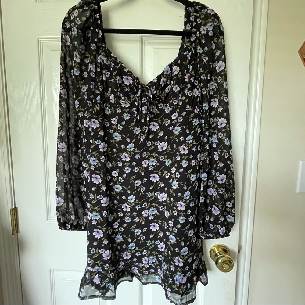 NWT Long Sleeve Floral Dress